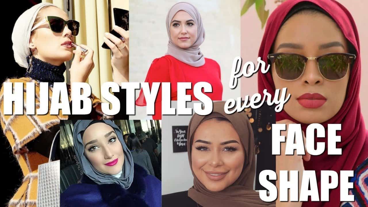 hijab styles for face shapes