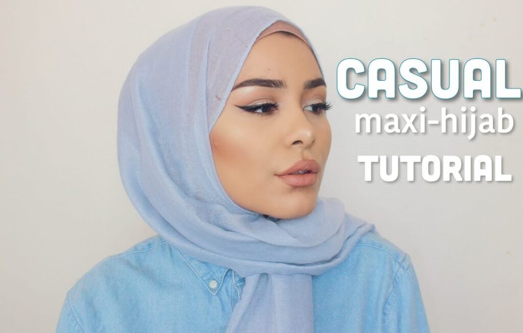 casual hijab tutorial