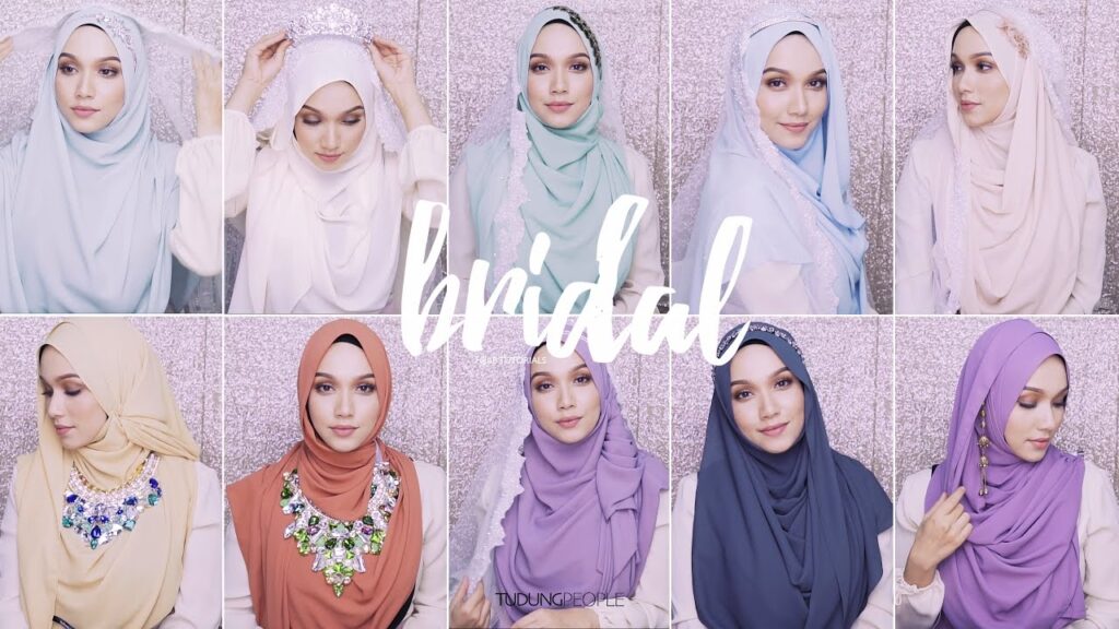 hijab styles for brides