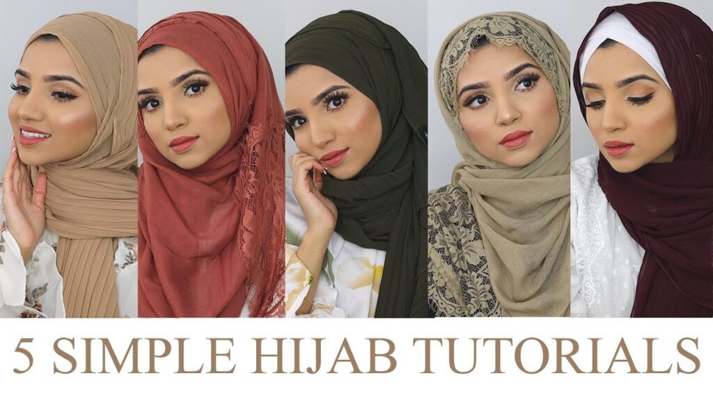 5 hijab styles tutorial