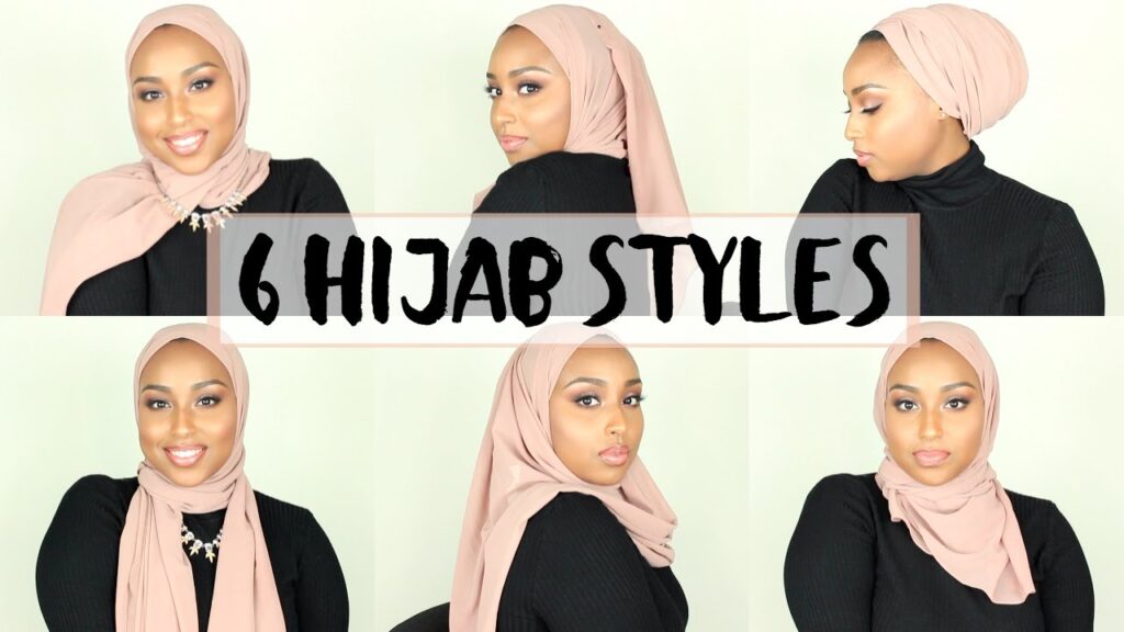 6 simple hijab styles
