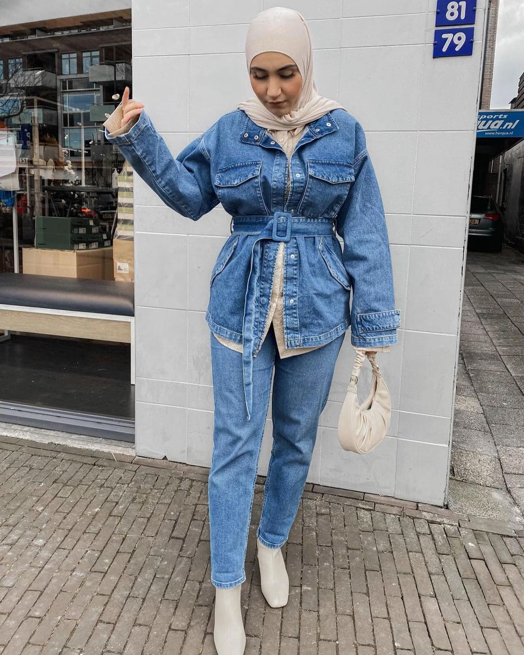 The Denim Total Look: 15 Cool Ways to Wear It - Hijab Fashion Inspiration