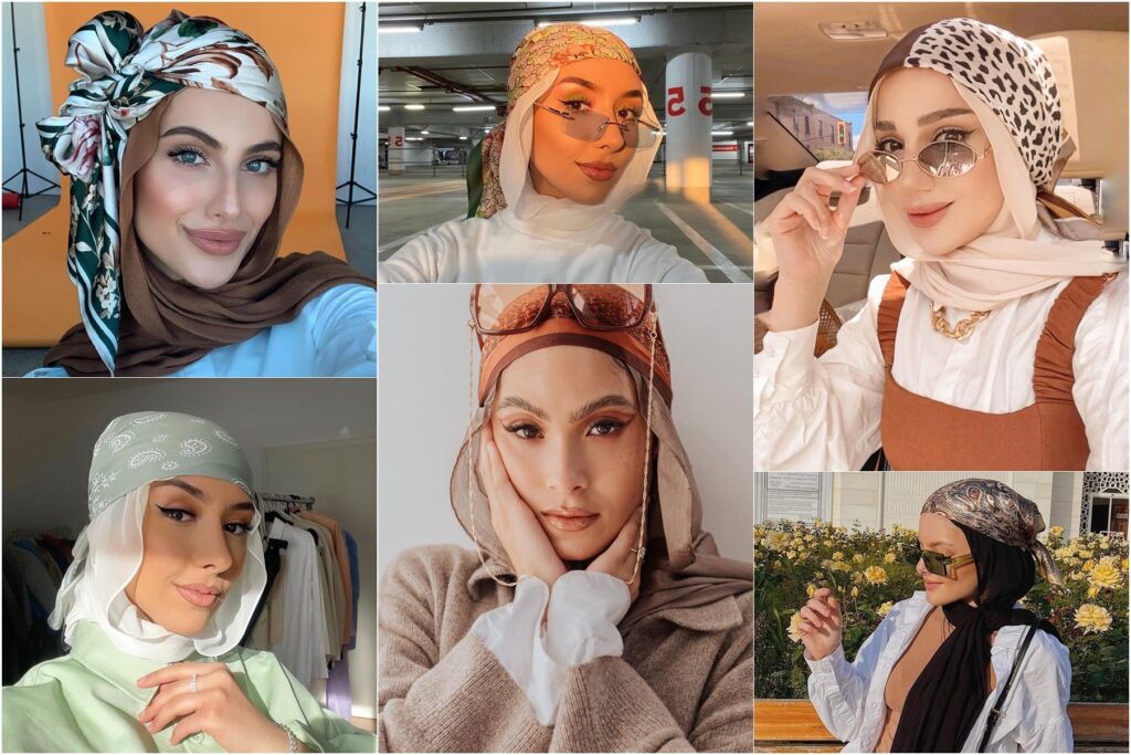 how to wear a bandana with hijab