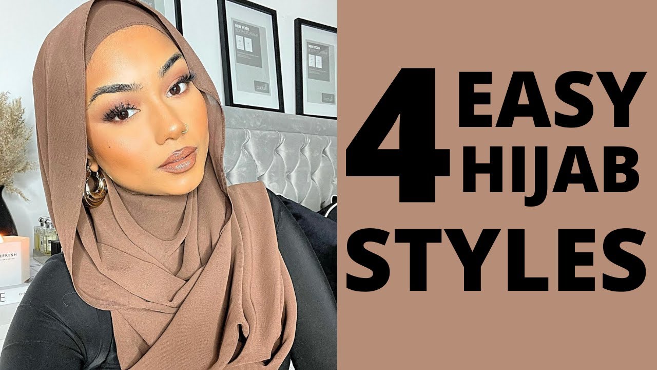 Four easy hijab styles by Sabina Hannan